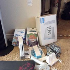 MaxSold Auction: This auction features Nintendo Wii with accessories, vinyl records, Honeywell air cleaner, tea cups and saucers, Pfaltzgraff stoneware, game table with Avon chess, Princess House crystal, decor, sewing machine, table, sofa and chair, ladders, Toro leaf blower, outdoor furniture, and much more!